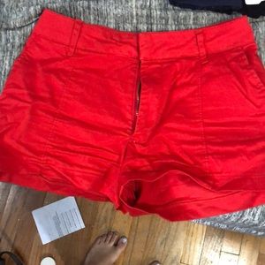 Jean shorts. Mid rise